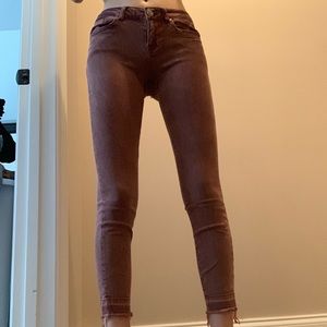 Maroon Jeans size 1
